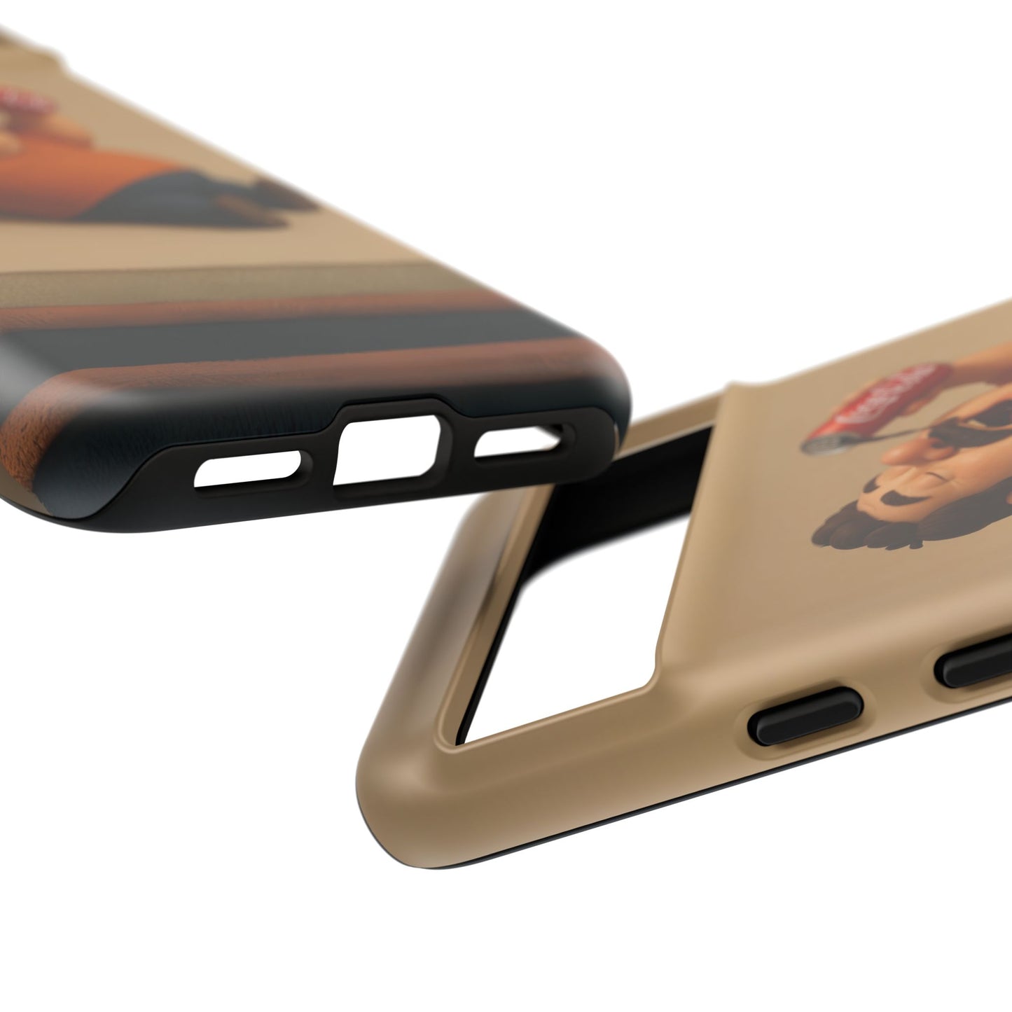 Funny Cartoon Phone Case - 'Coca-Cola Chill' Design