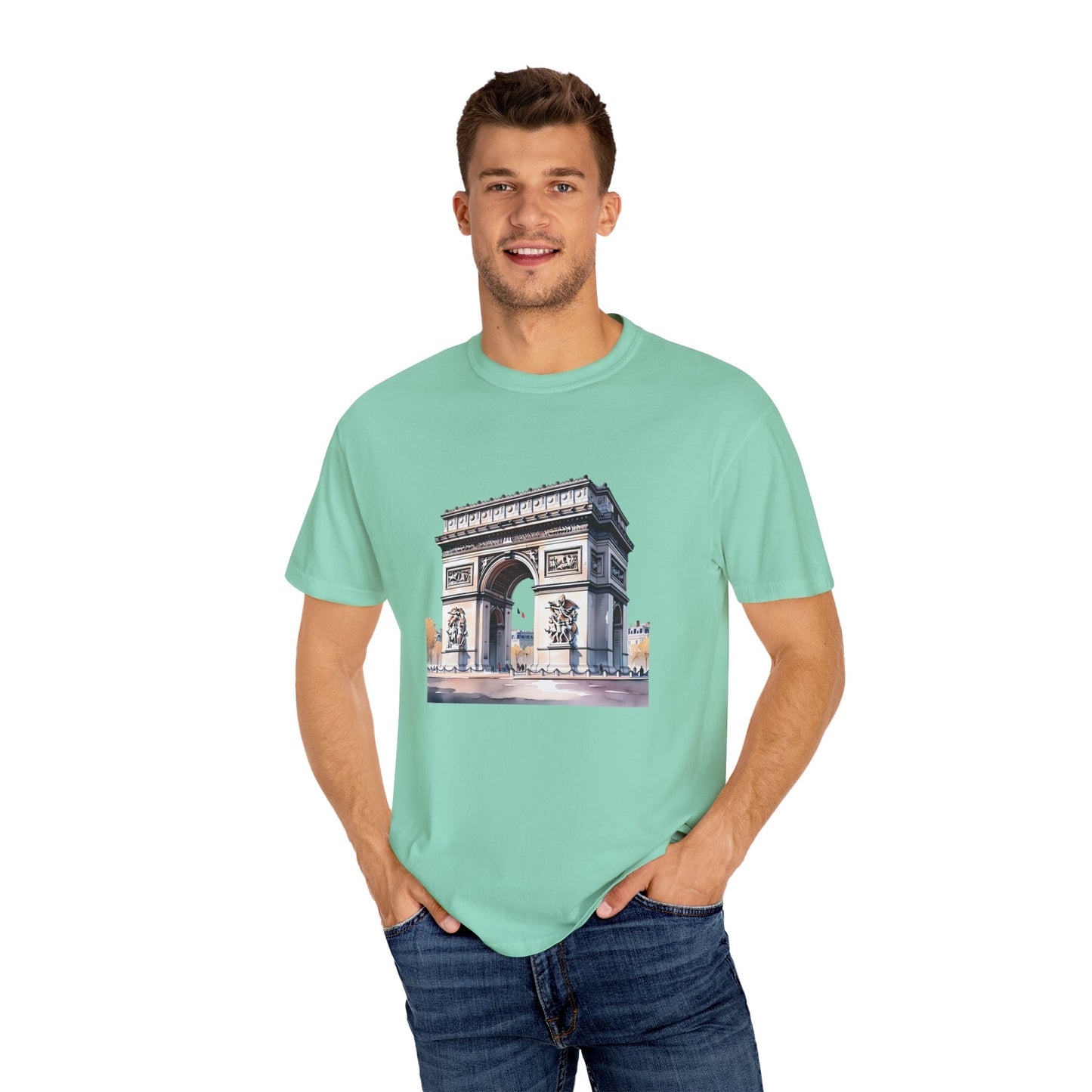 Arc de Triomphe Graphic Unisex T-Shirt - Stylish and Comfortable Casual Wear