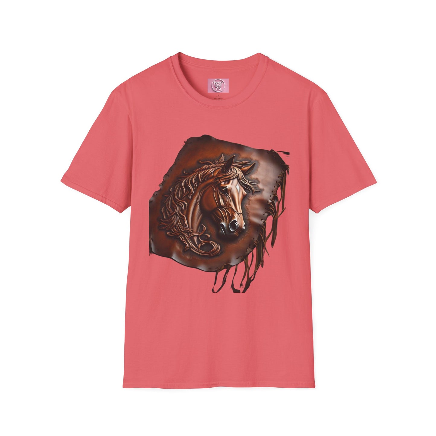 Rustic Horse Artwork Unisex Softstyle T-Shirt