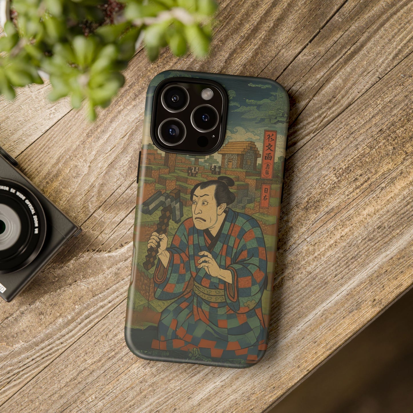 Tough Cases - Japanese Art Phone Case with Warrior Design