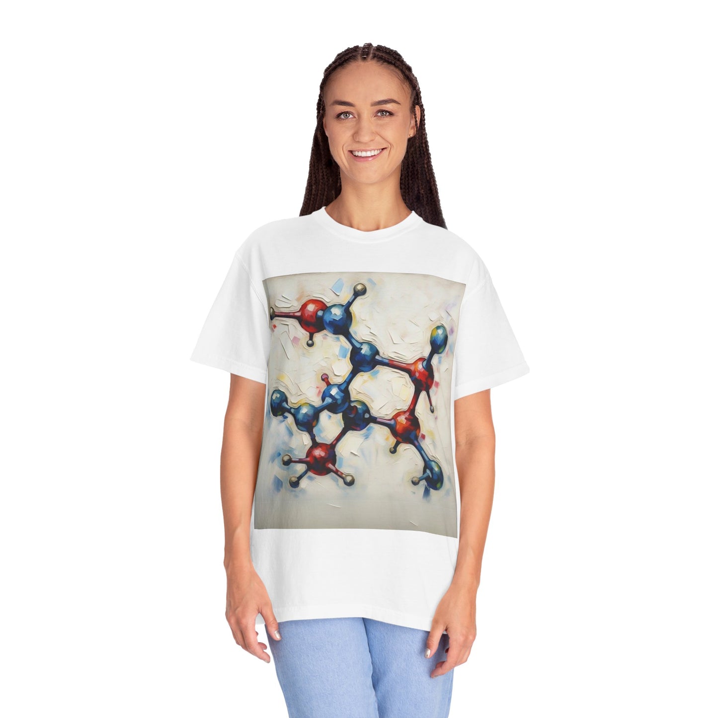 Unisex Artistic Molecule T-Shirt | Science-Inspired Design