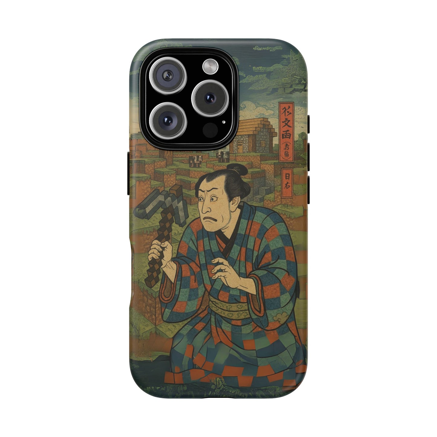 Tough Cases - Japanese Art Phone Case with Warrior Design
