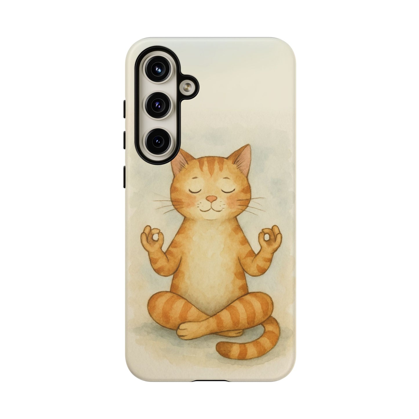 Zen Cat Phone Case - Tough & Stylish - Perfect for Cat Lovers