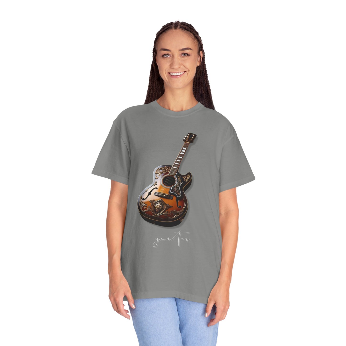 Vintage Guitar Graphic Unisex T-Shirt - Perfect for Music Lovers