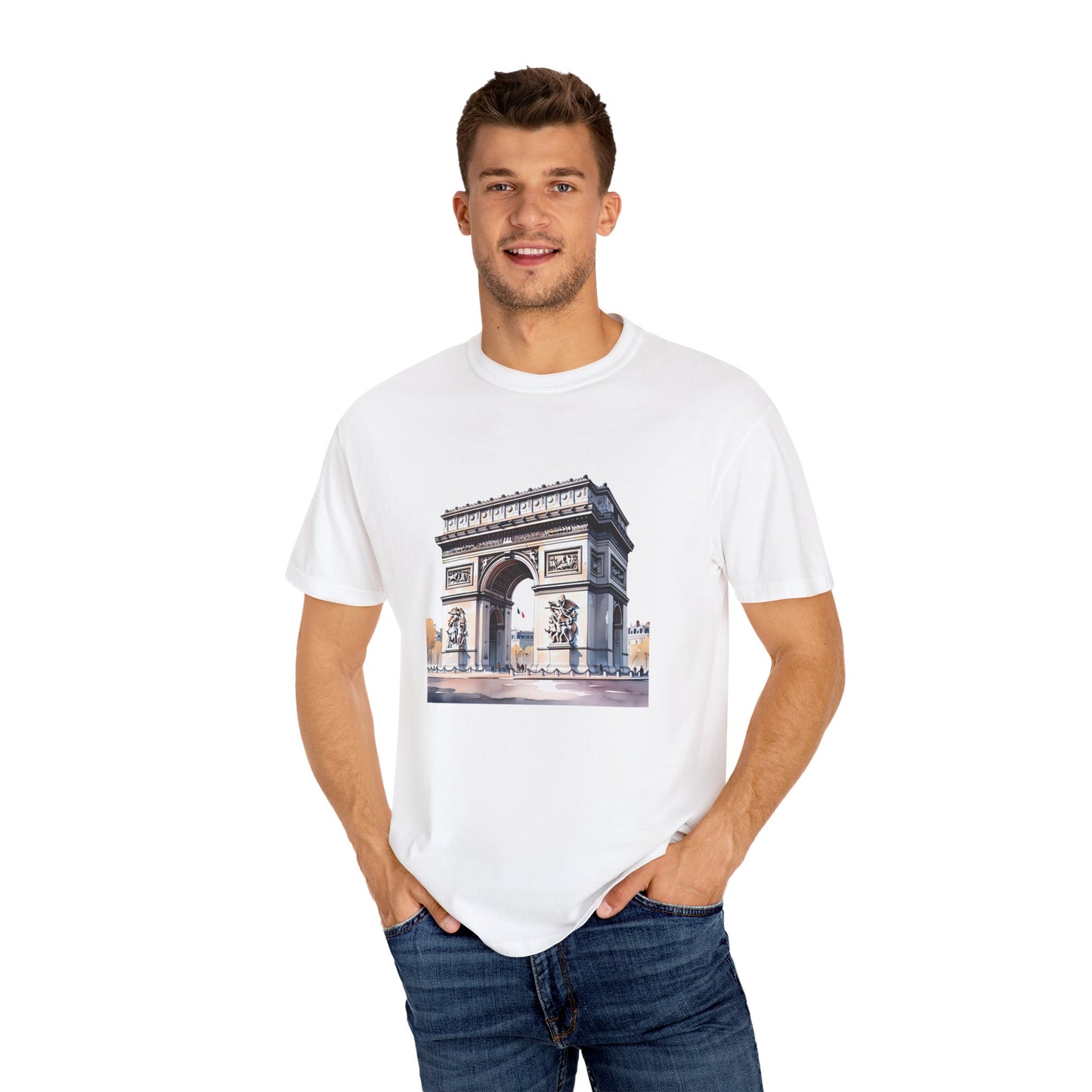 Arc de Triomphe Graphic Unisex T-Shirt - Stylish and Comfortable Casual Wear
