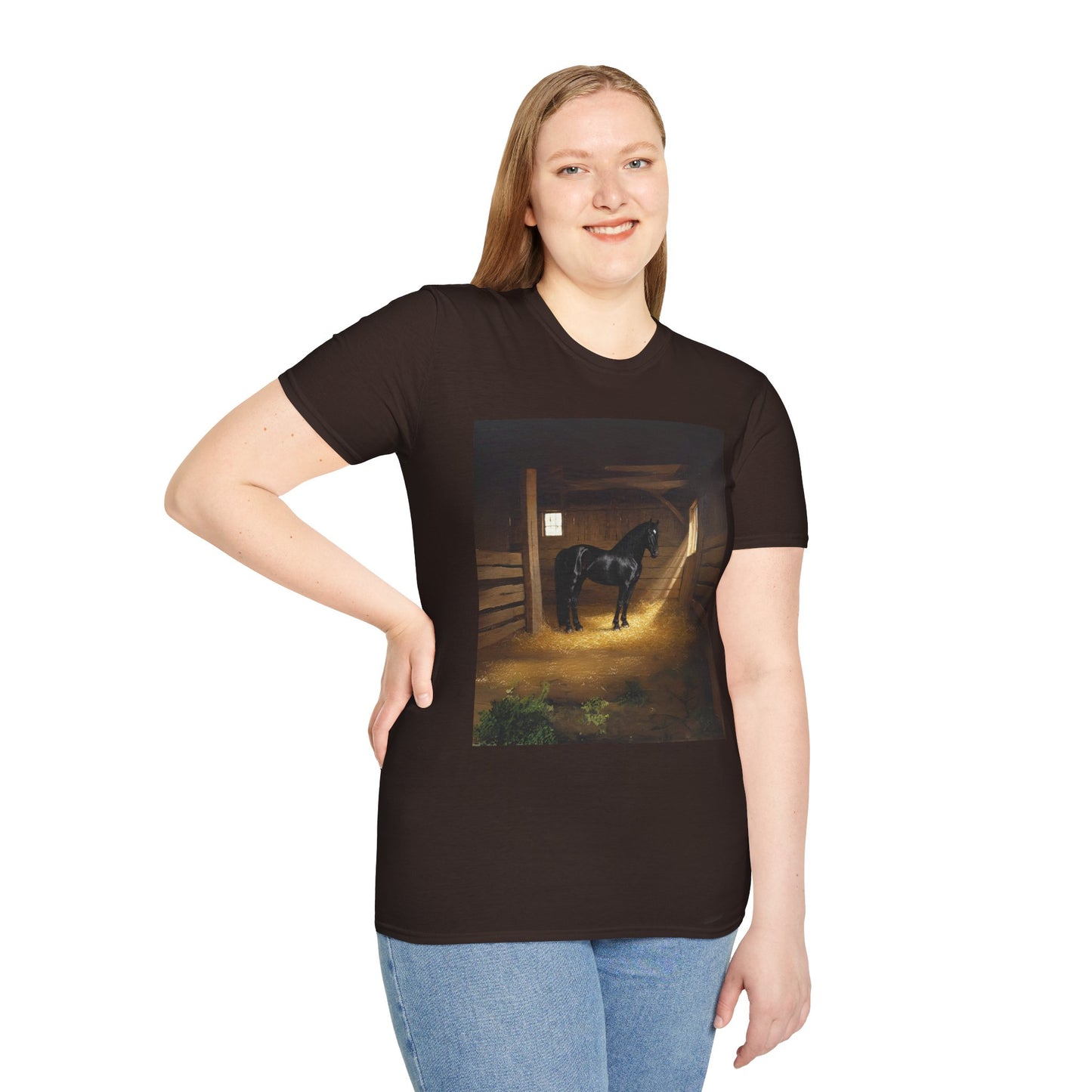 Equestrian Dreams Unisex Softstyle T-Shirt - Perfect for Horse Lovers