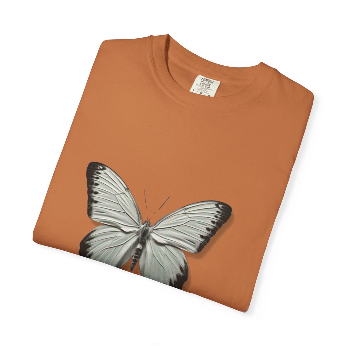 Butterfly Unisex Garment-Dyed T-Shirt – Nature-Inspired Casual Wear