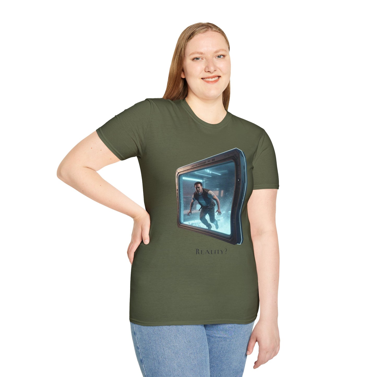 Softstyle T-Shirt - 'Reality?' Graphic Tee for Dreamers