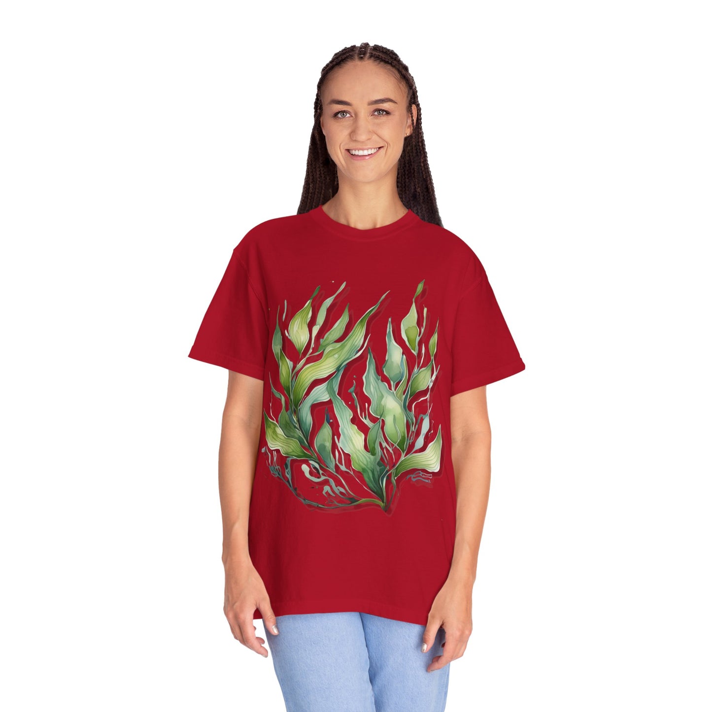 Eco-Friendly Seaweed Design T-Shirt for Nature Lovers