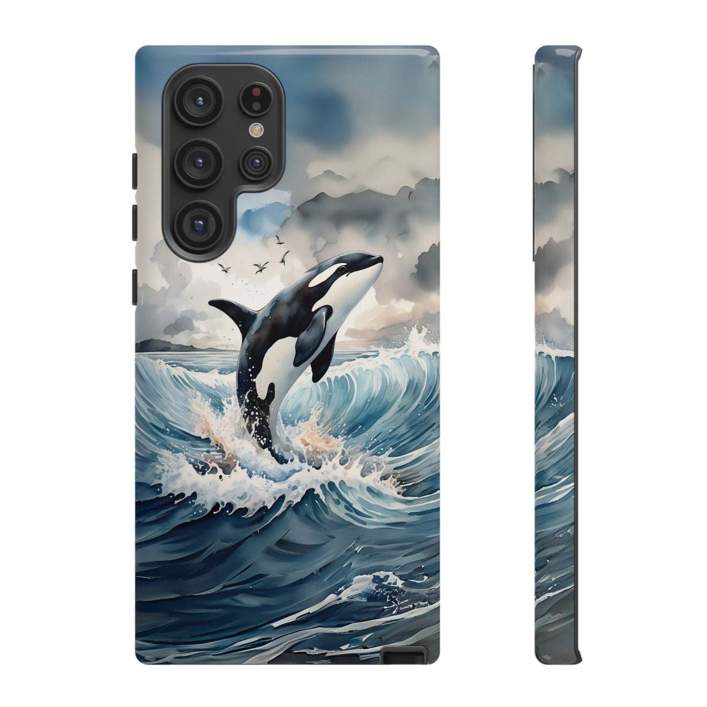Whale Splash Phone Case - Tough & Stylish Ocean Design