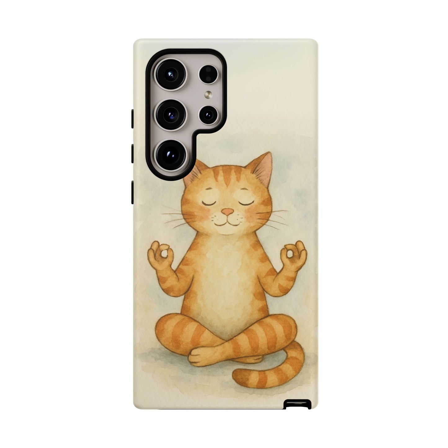 Zen Cat Phone Case - Tough & Stylish - Perfect for Cat Lovers