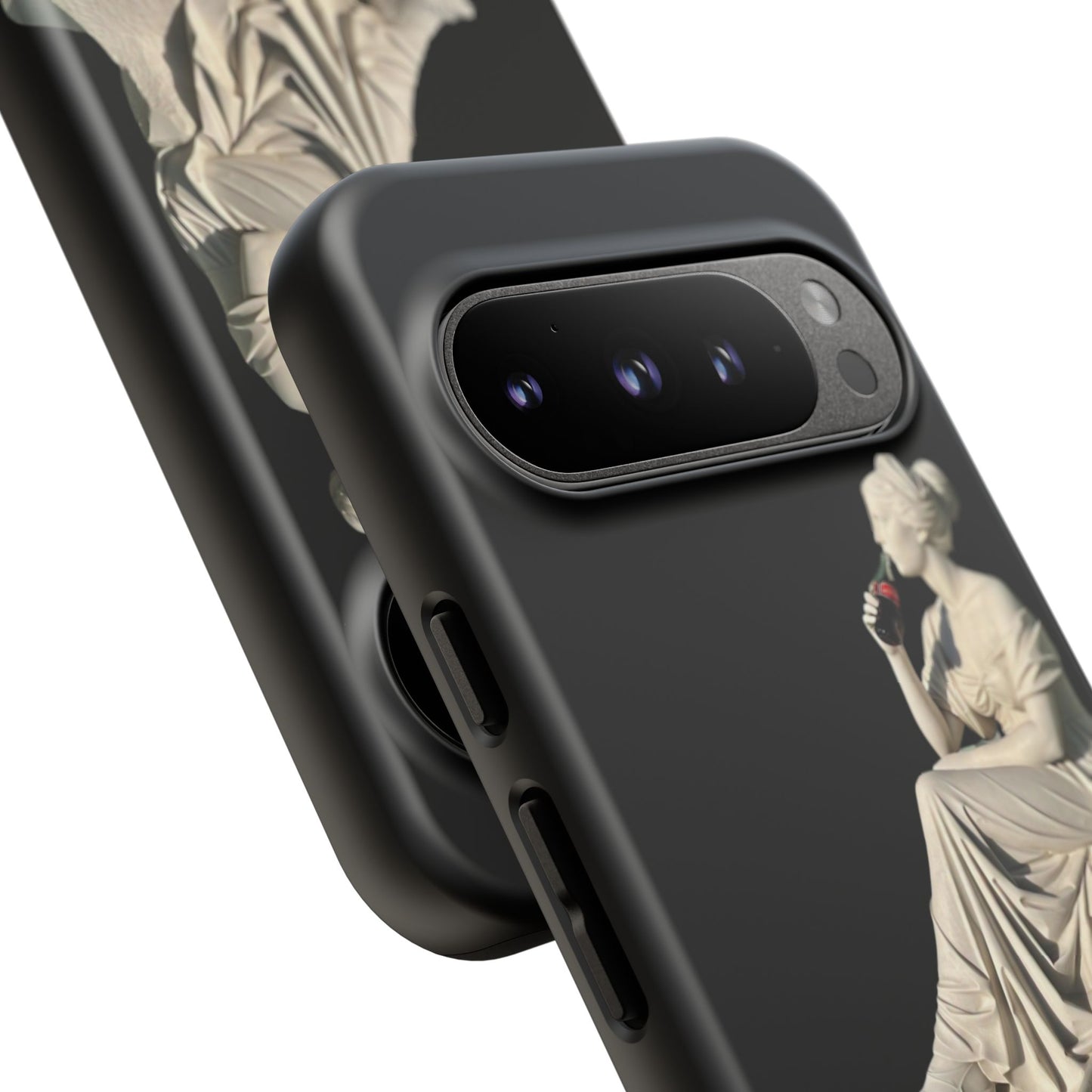 Elegant Phone Case - Stylish Tough Case with Sculpture Design