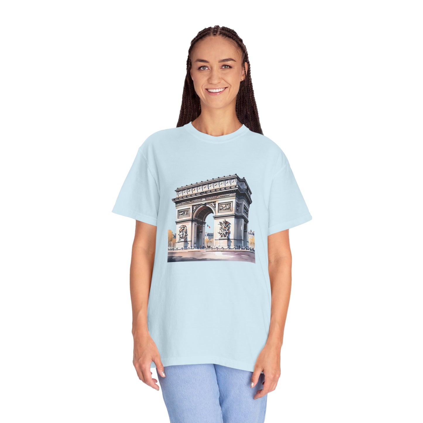 Arc de Triomphe Graphic Unisex T-Shirt - Stylish and Comfortable Casual Wear
