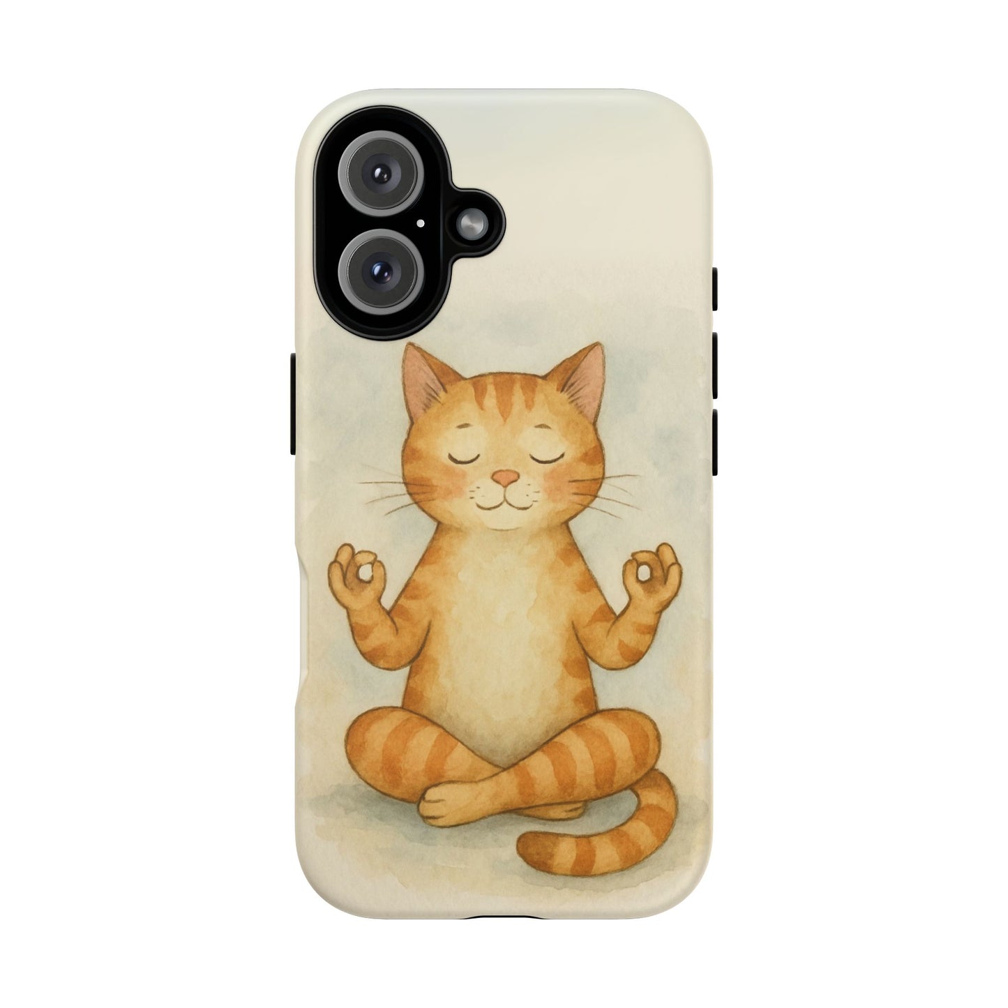 Zen Cat Phone Case - Tough & Stylish - Perfect for Cat Lovers