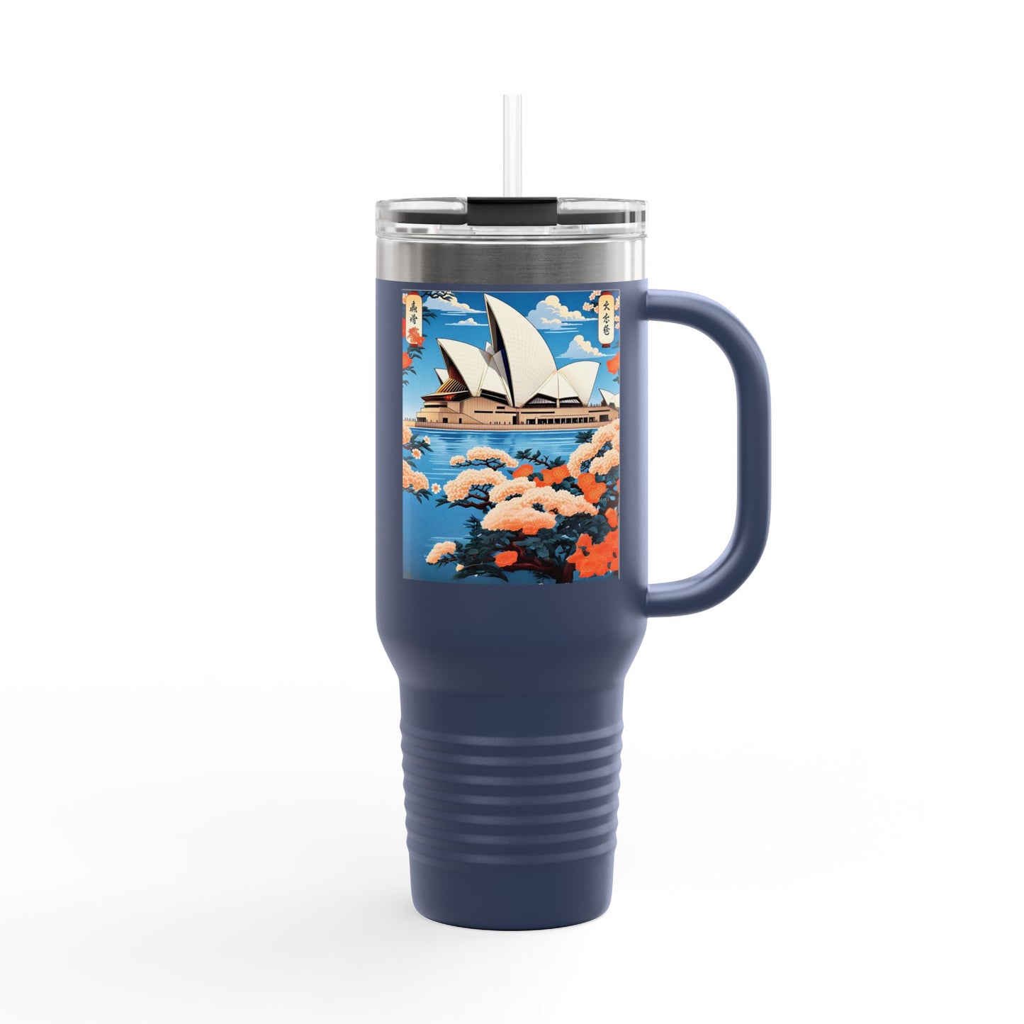 Stylish 40oz Insulated Travel Mug – Perfect for Adventure Seekers & Coffee Lovers!