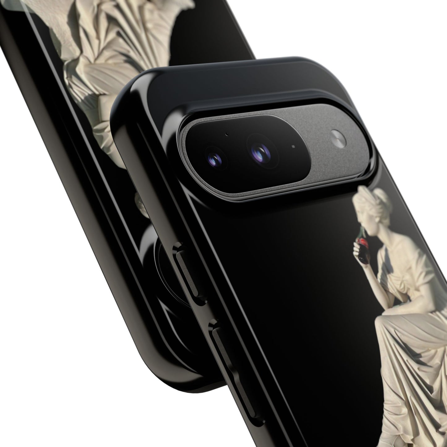Elegant Phone Case - Stylish Tough Case with Sculpture Design