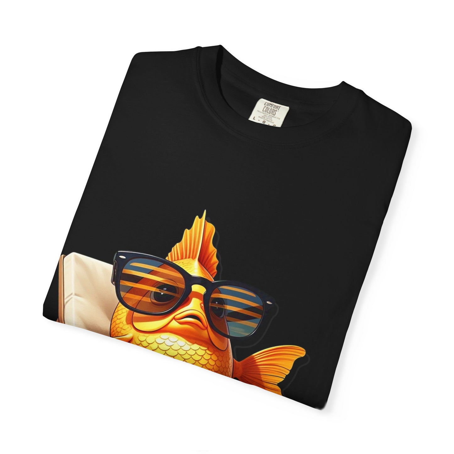 Chillin' Goldfish Unisex Garment-Dyed T-shirt