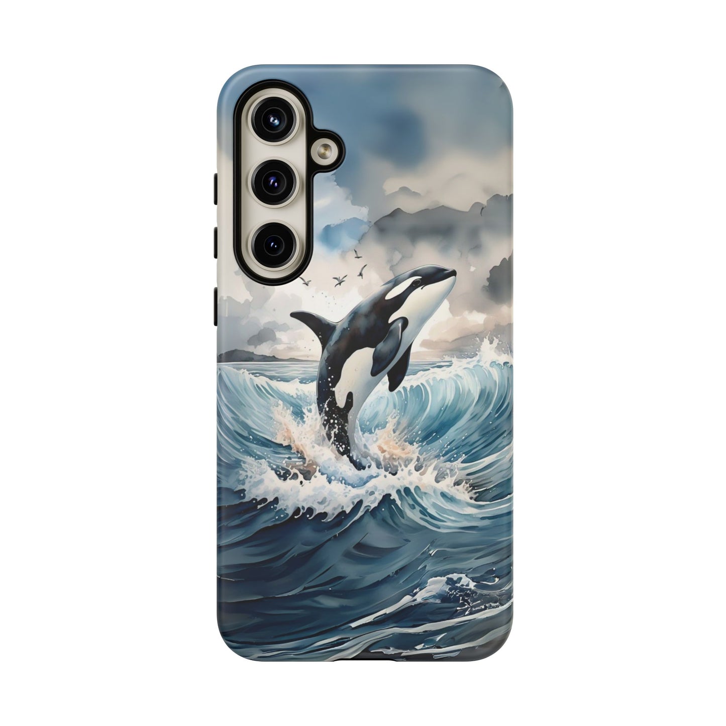 Whale Splash Phone Case - Tough & Stylish Ocean Design