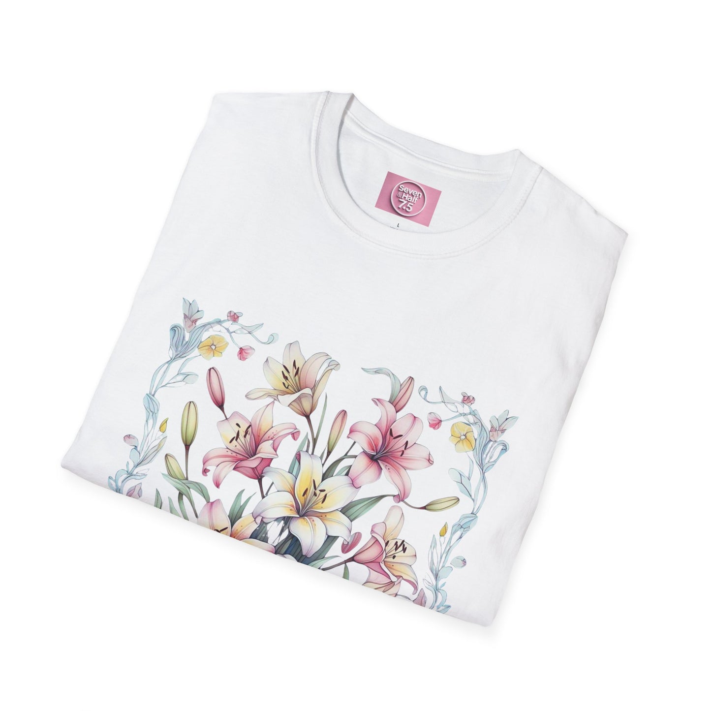 Floral Blossom Unisex T-Shirt - Softstyle Cotton Tee for Nature Lovers