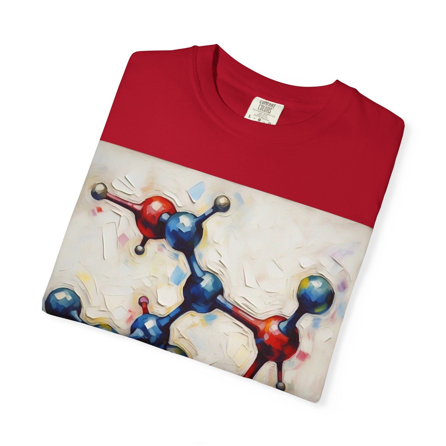 Unisex Artistic Molecule T-Shirt | Science-Inspired Design