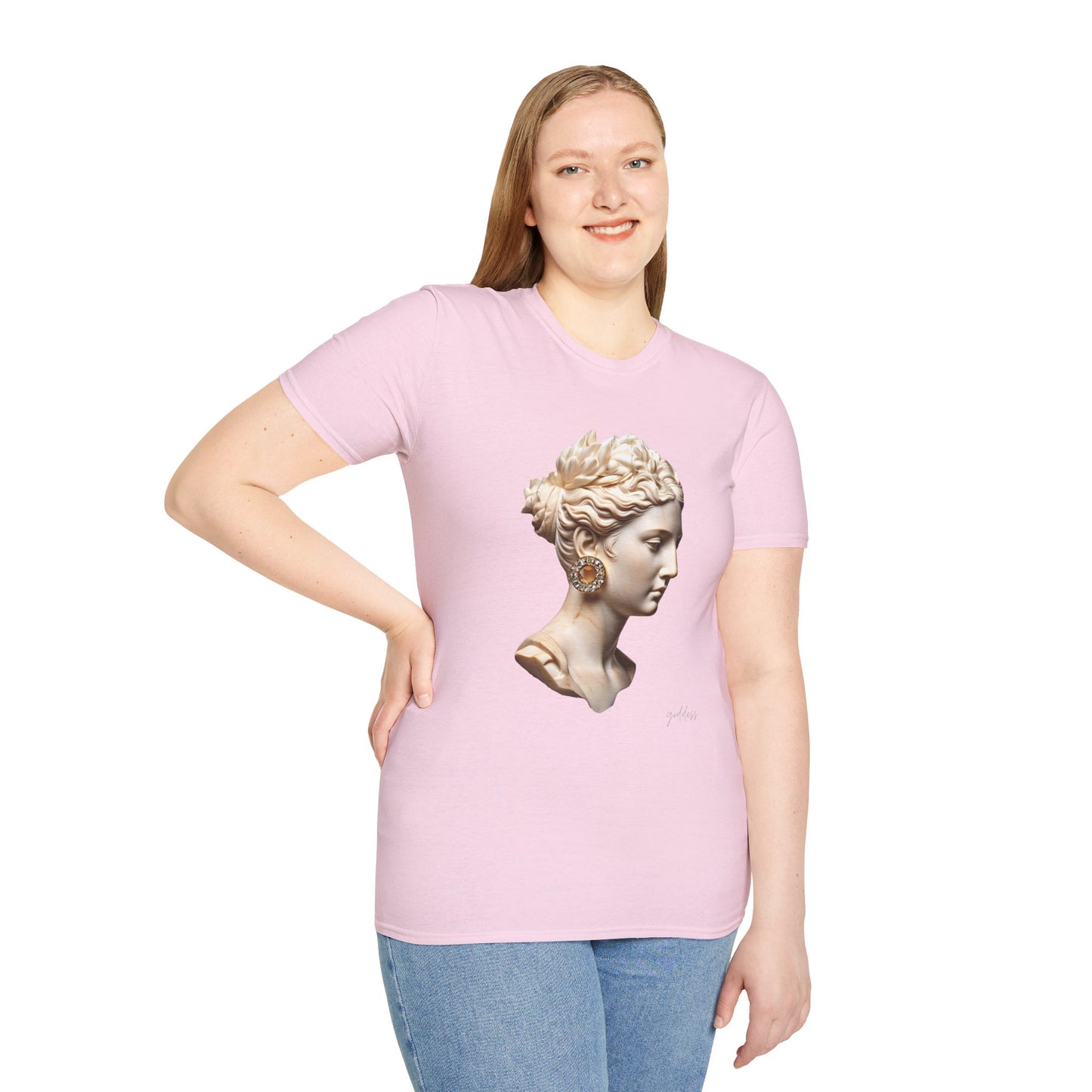 Classical Art  Softstyle T-Shirt - Elegant Athena Design