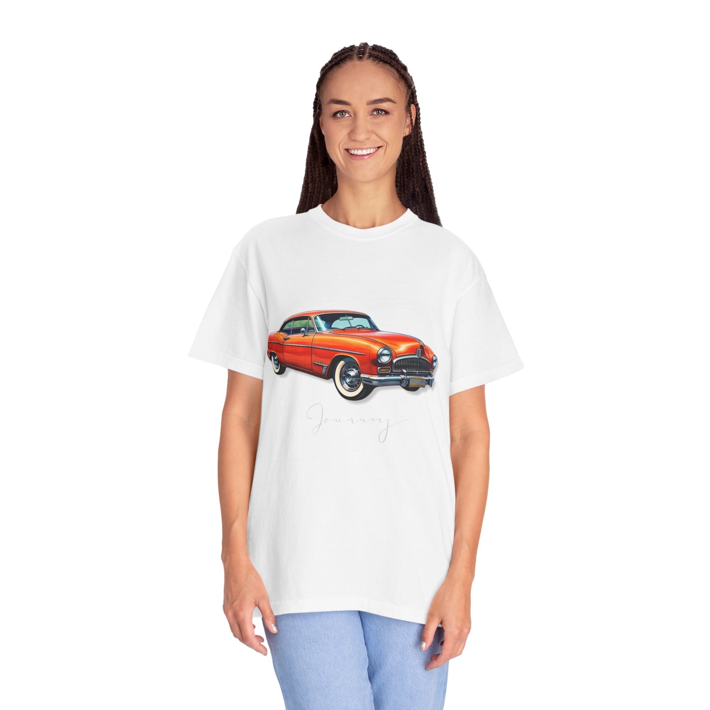 Vintage Car Unisex Garment-Dyed T-Shirt