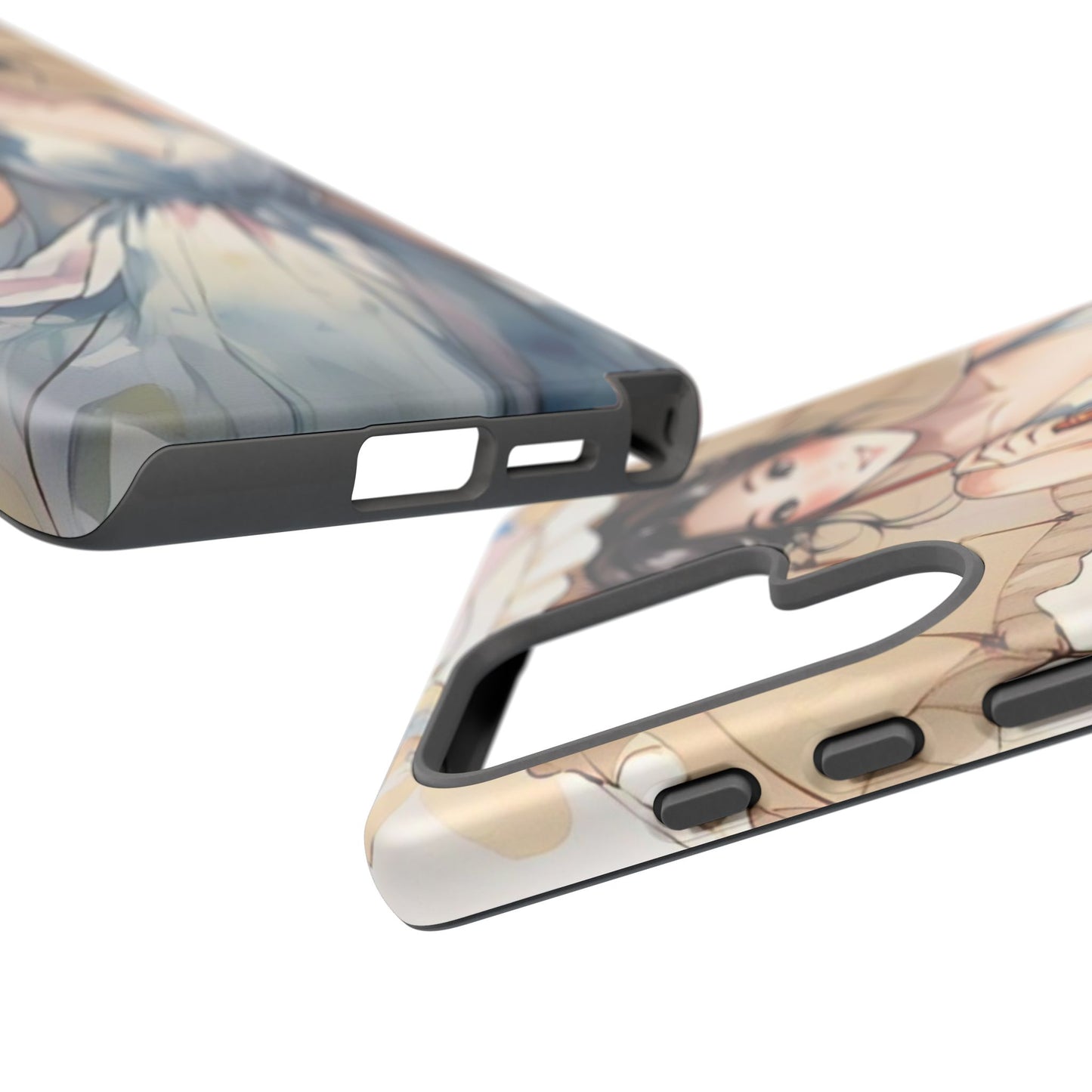 Elegant Floral Phone Case with Umbrella Design