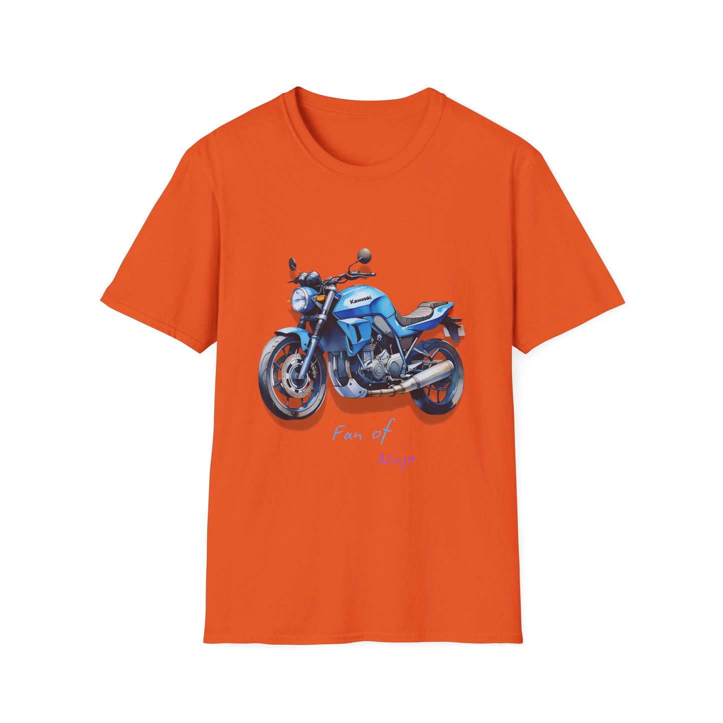 Unisex Softstyle T-Shirt - 'Fan of Ninja' Motorcycle Graphic Tee for Riders