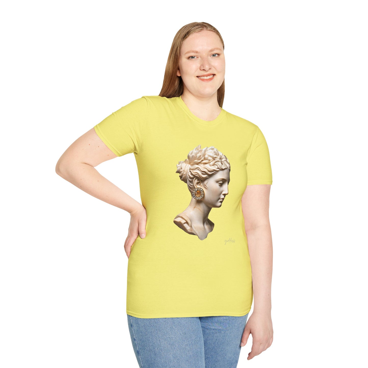 Classical Art  Softstyle T-Shirt - Elegant Athena Design