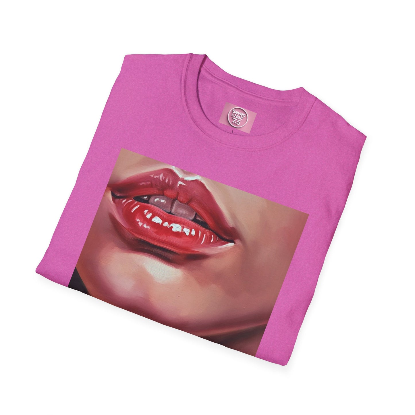 Fire Lips Women's Softstyle T-Shirt - Bold Art for Confident Expressions