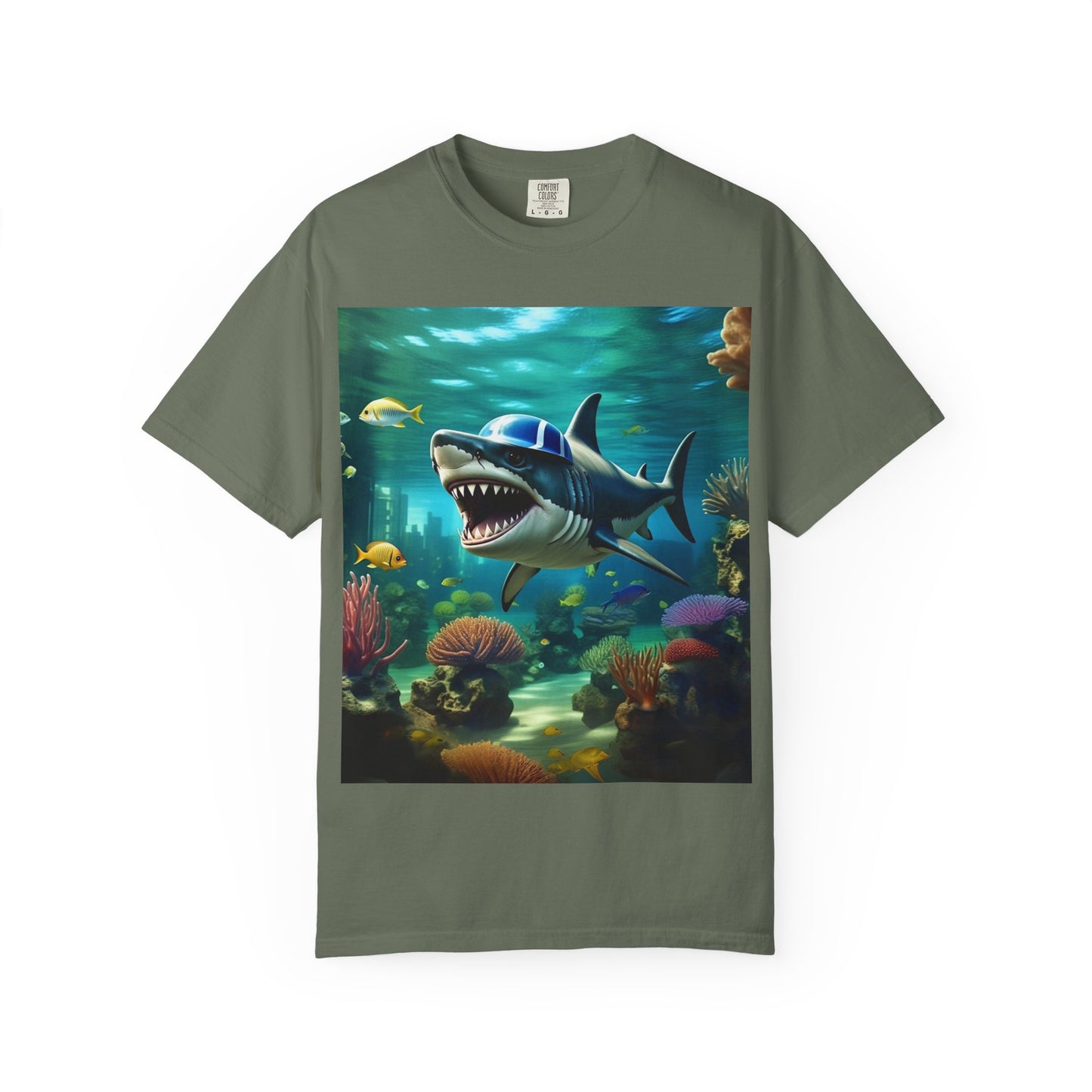 Marine Adventure Unisex T-Shirt - Shark Graphic Design