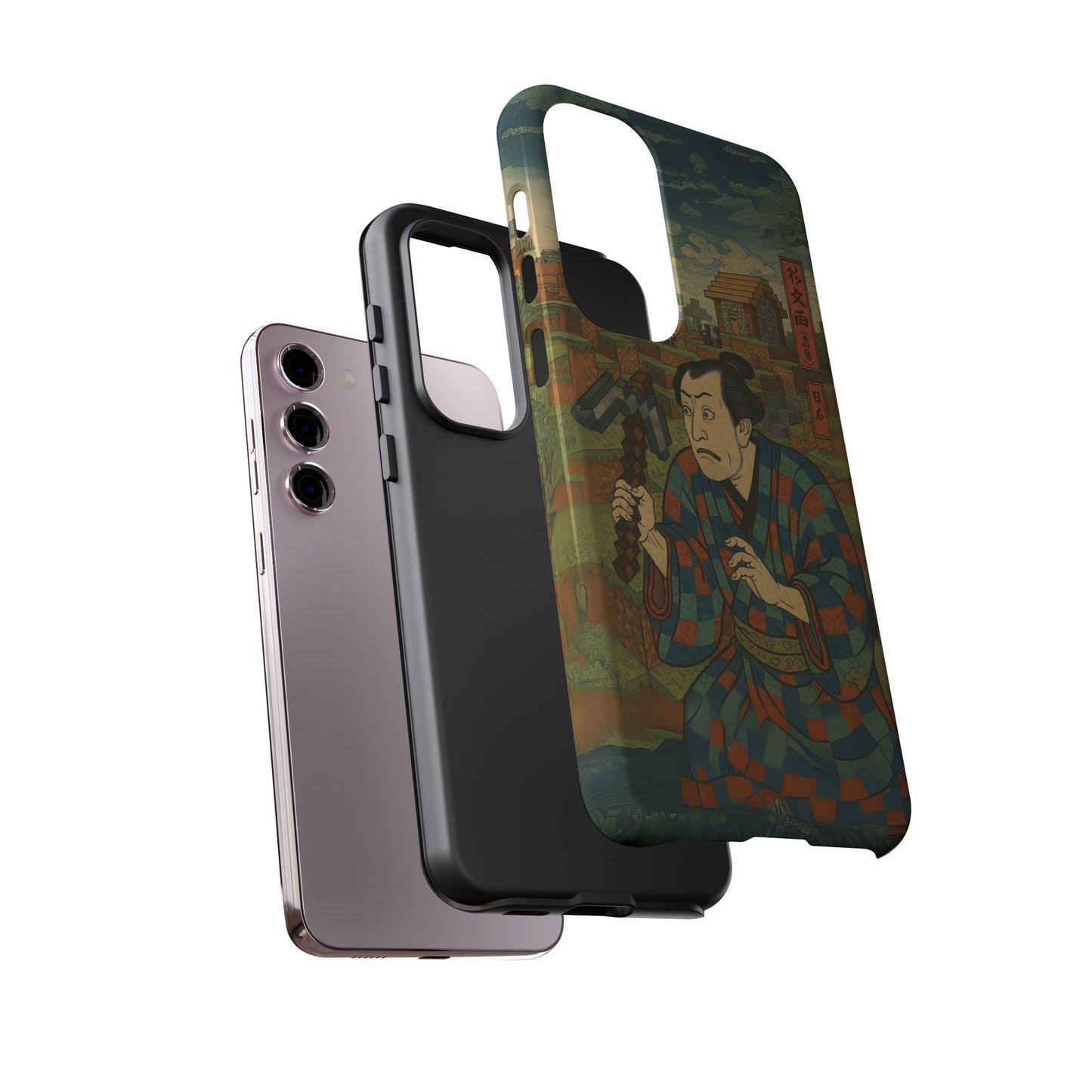 Tough Cases - Japanese Art Phone Case with Warrior Design
