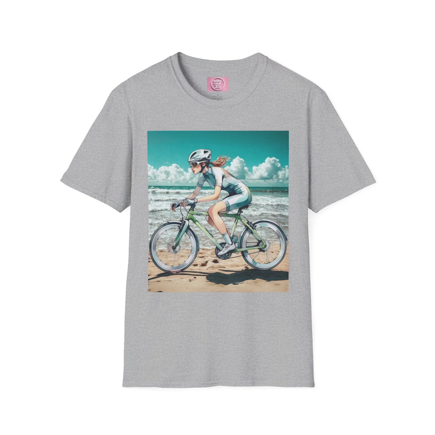 Beach Bike Ride Unisex Softstyle T-Shirt