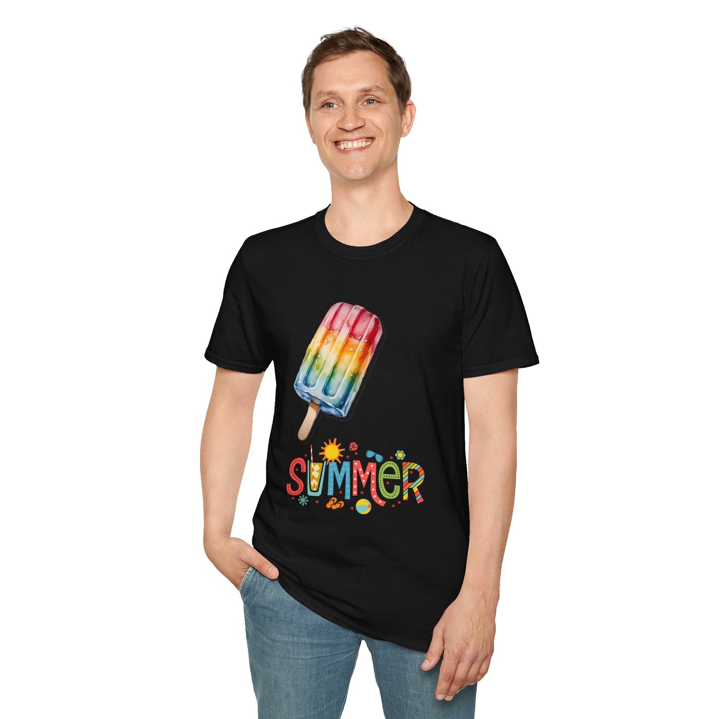 Summer Popsicle Soft style T-Shirt - Fun & Colorful Summer Vibes