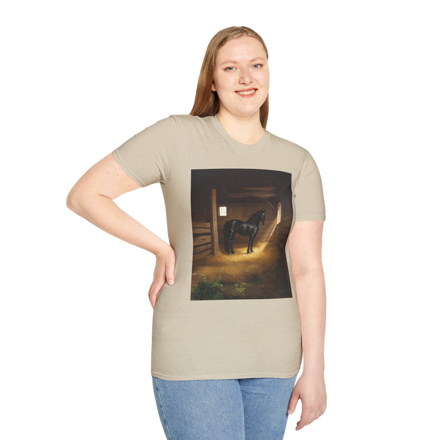 Equestrian Dreams Unisex Softstyle T-Shirt - Perfect for Horse Lovers