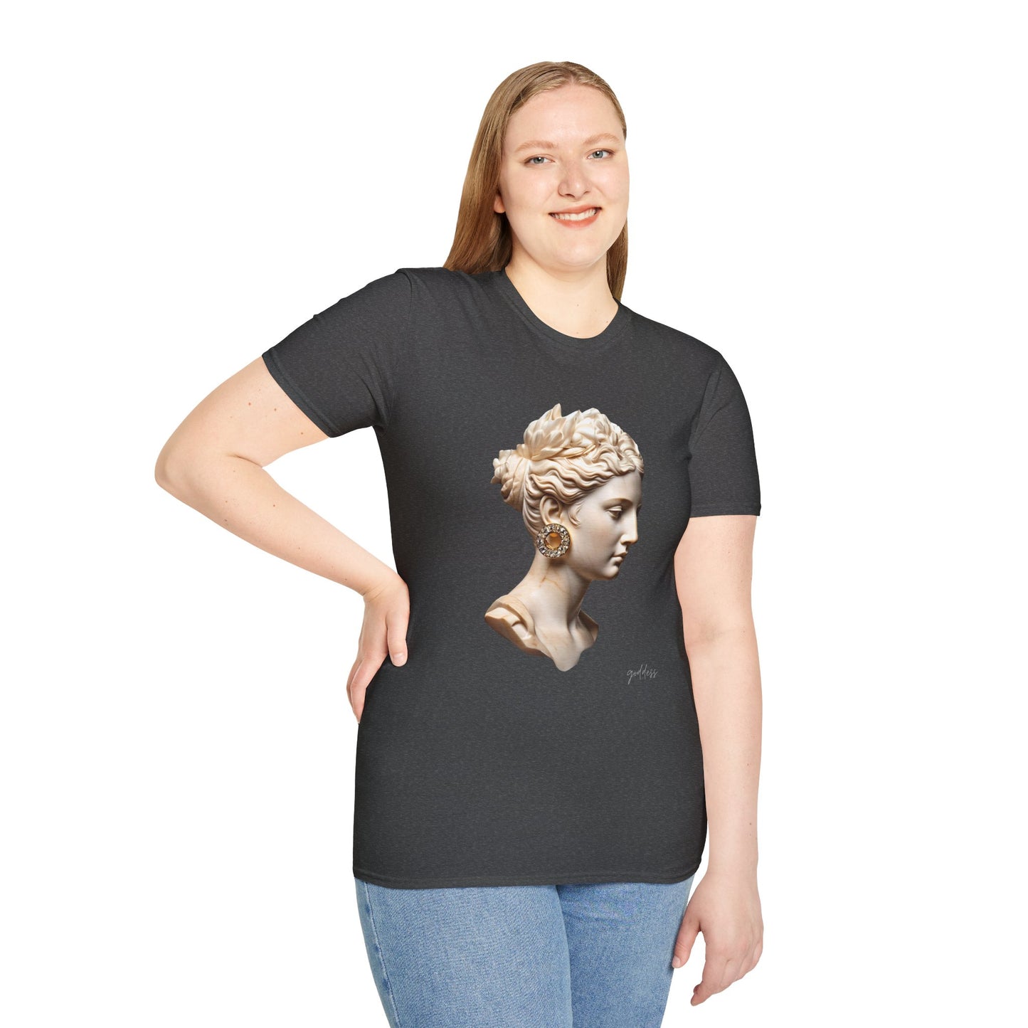 Classical Art  Softstyle T-Shirt - Elegant Athena Design