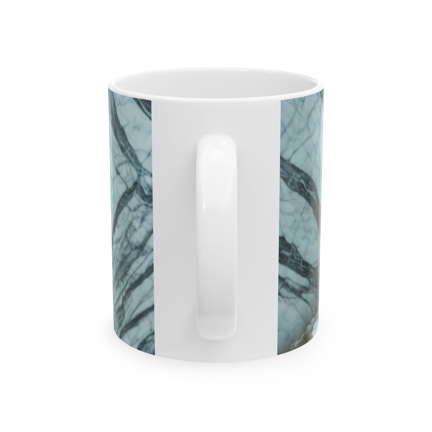 Elegant Marble Design Ceramic Mug - 11oz & 15oz