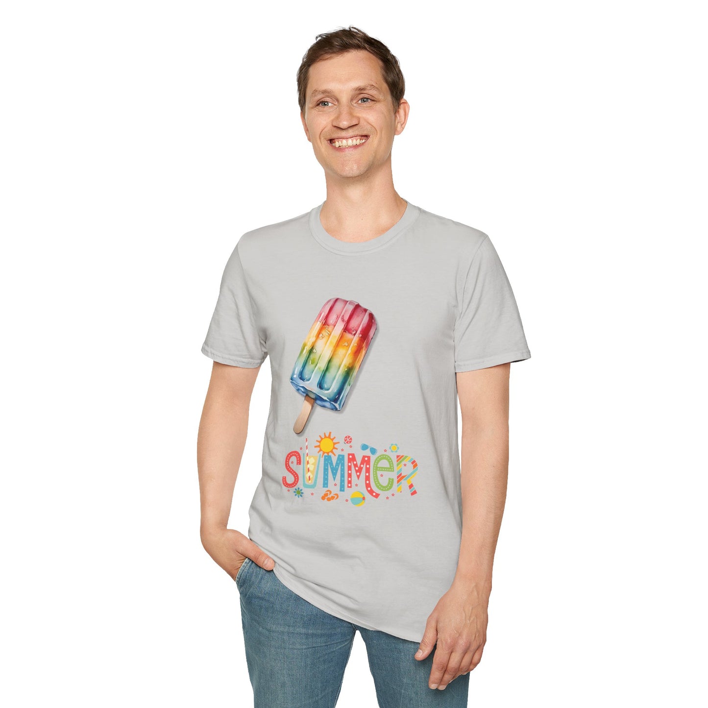 Summer Popsicle Soft style T-Shirt - Fun & Colorful Summer Vibes