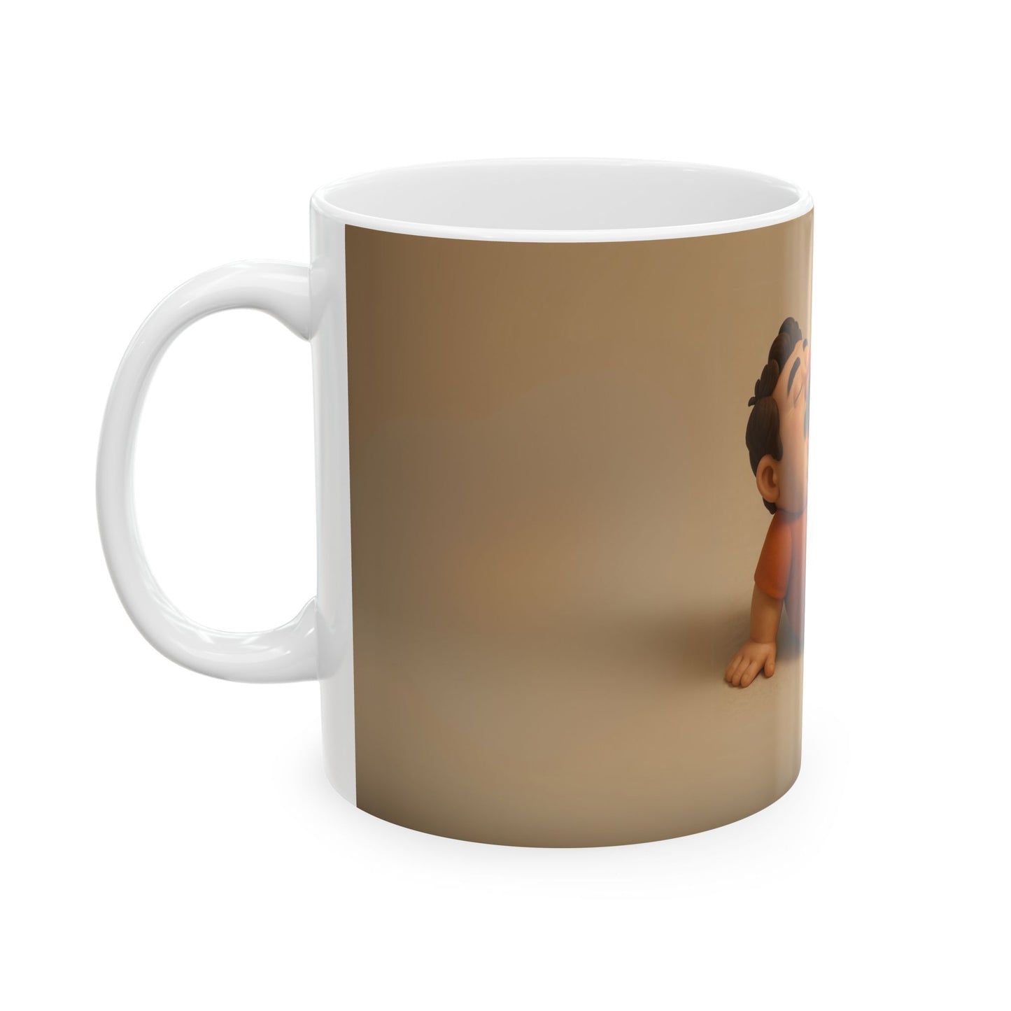 Funny Cartoon Father Ceramic Mug - 11oz & 15oz - Perfect for Coffee Lovers
