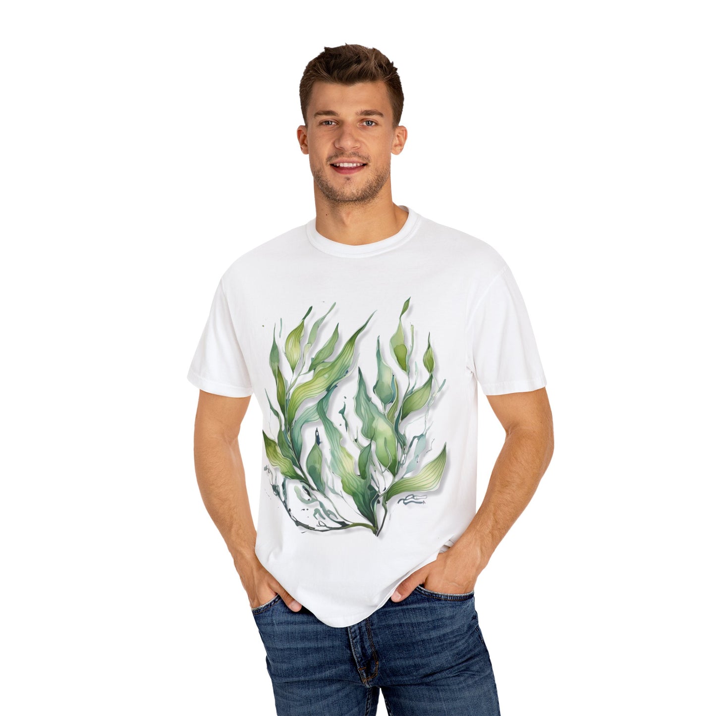 Eco-Friendly Seaweed Design T-Shirt for Nature Lovers