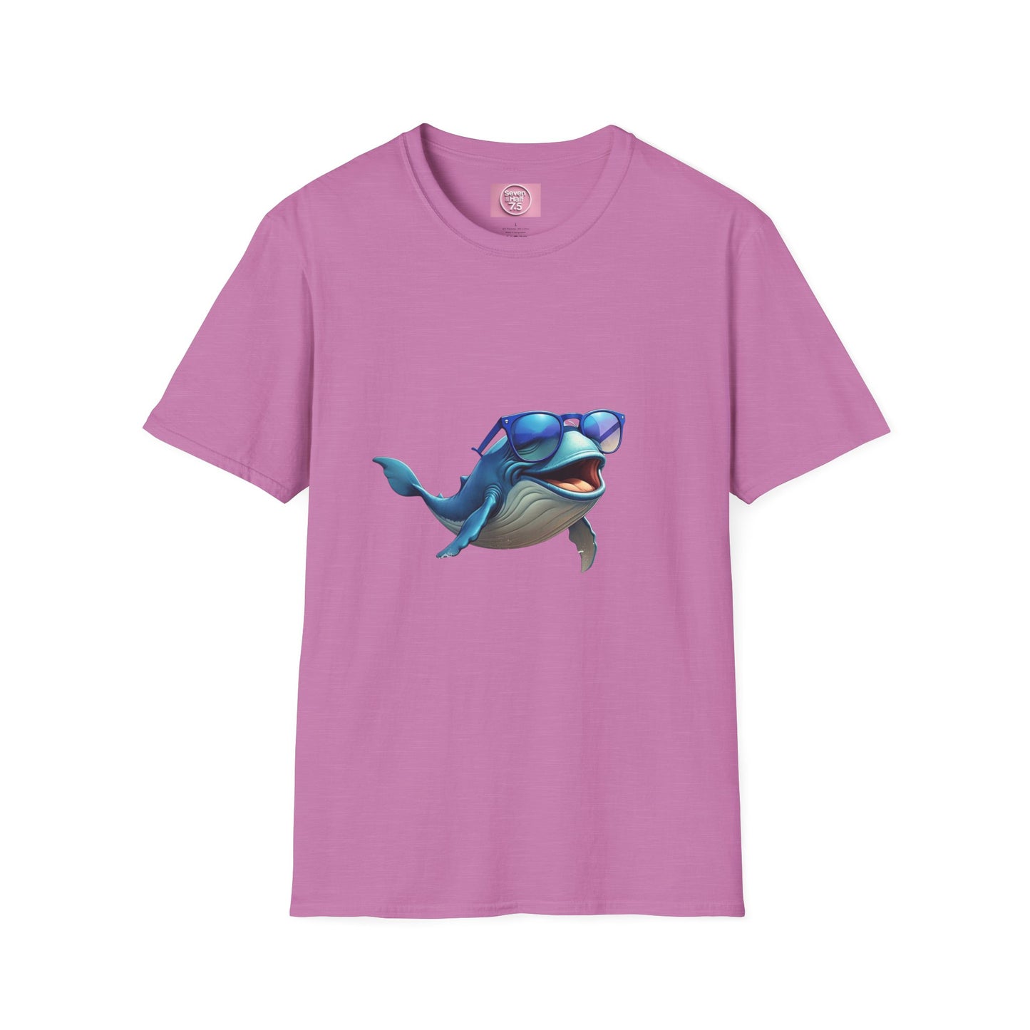 Cool Sunglasses Whale Unisex Softstyle T-Shirt