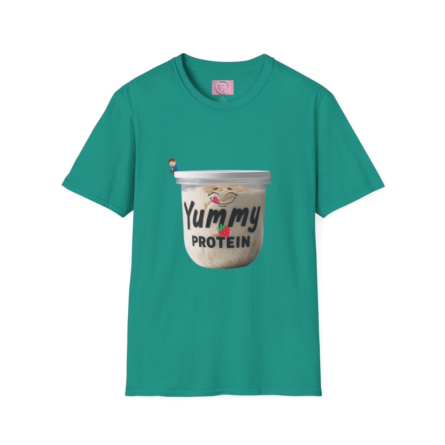 Yummy Protein Unisex Softstyle T-Shirt - Fun Fitness Apparel