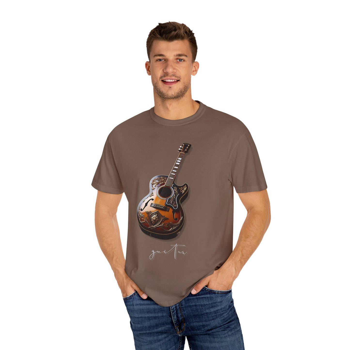 Vintage Guitar Graphic Unisex T-Shirt - Perfect for Music Lovers