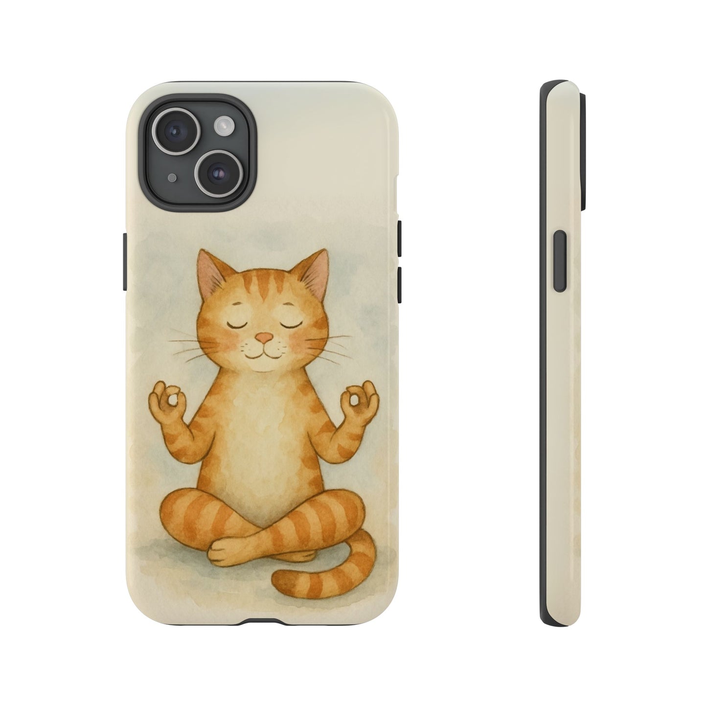 Zen Cat Phone Case - Tough & Stylish - Perfect for Cat Lovers