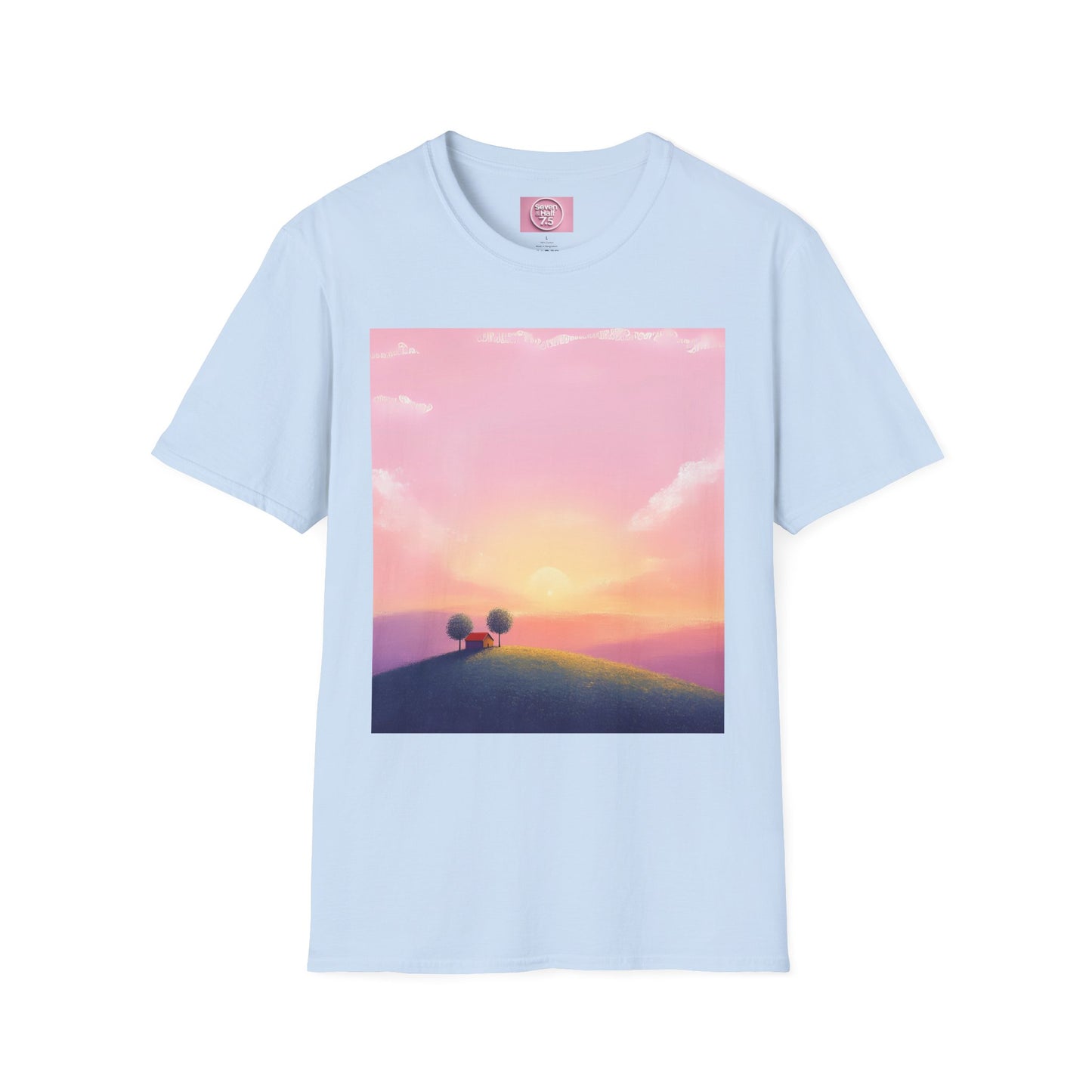 Serene Sunset Unisex Softstyle T-Shirt - Perfect for Nature Lovers