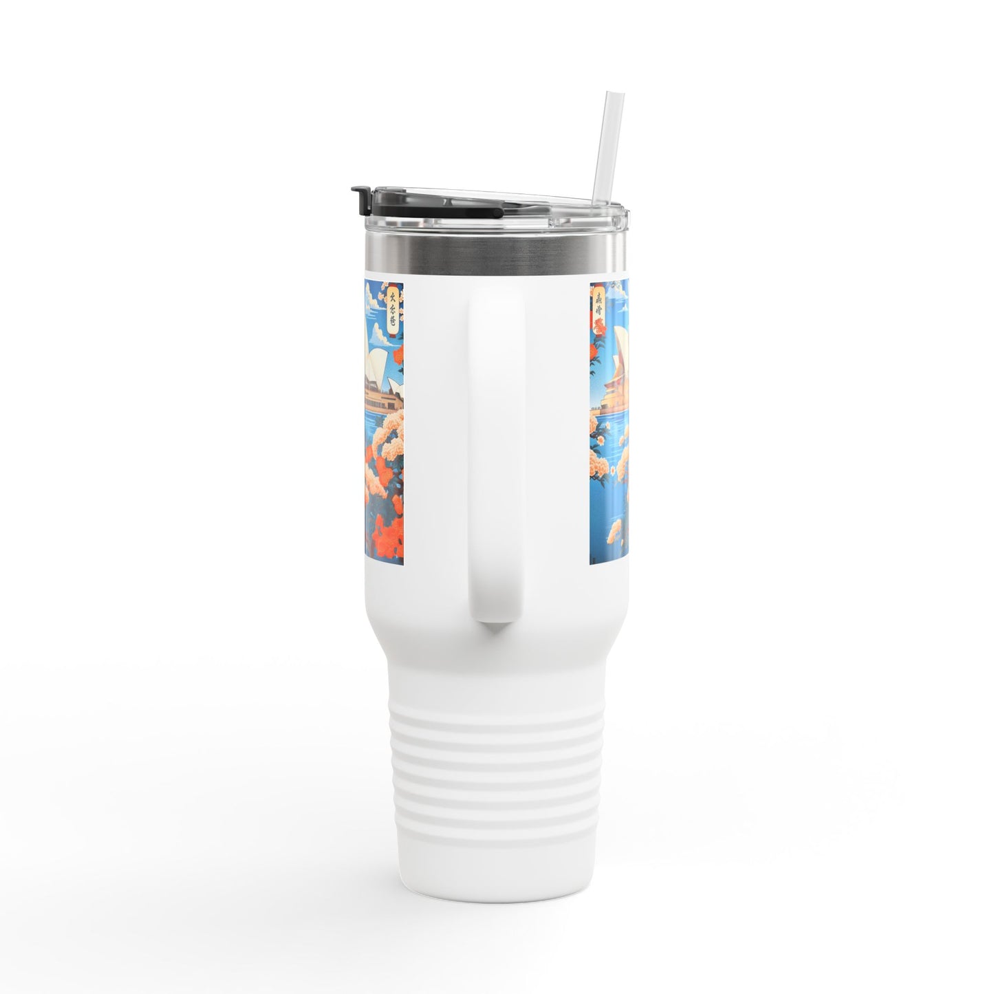 Stylish 40oz Insulated Travel Mug – Perfect for Adventure Seekers & Coffee Lovers!