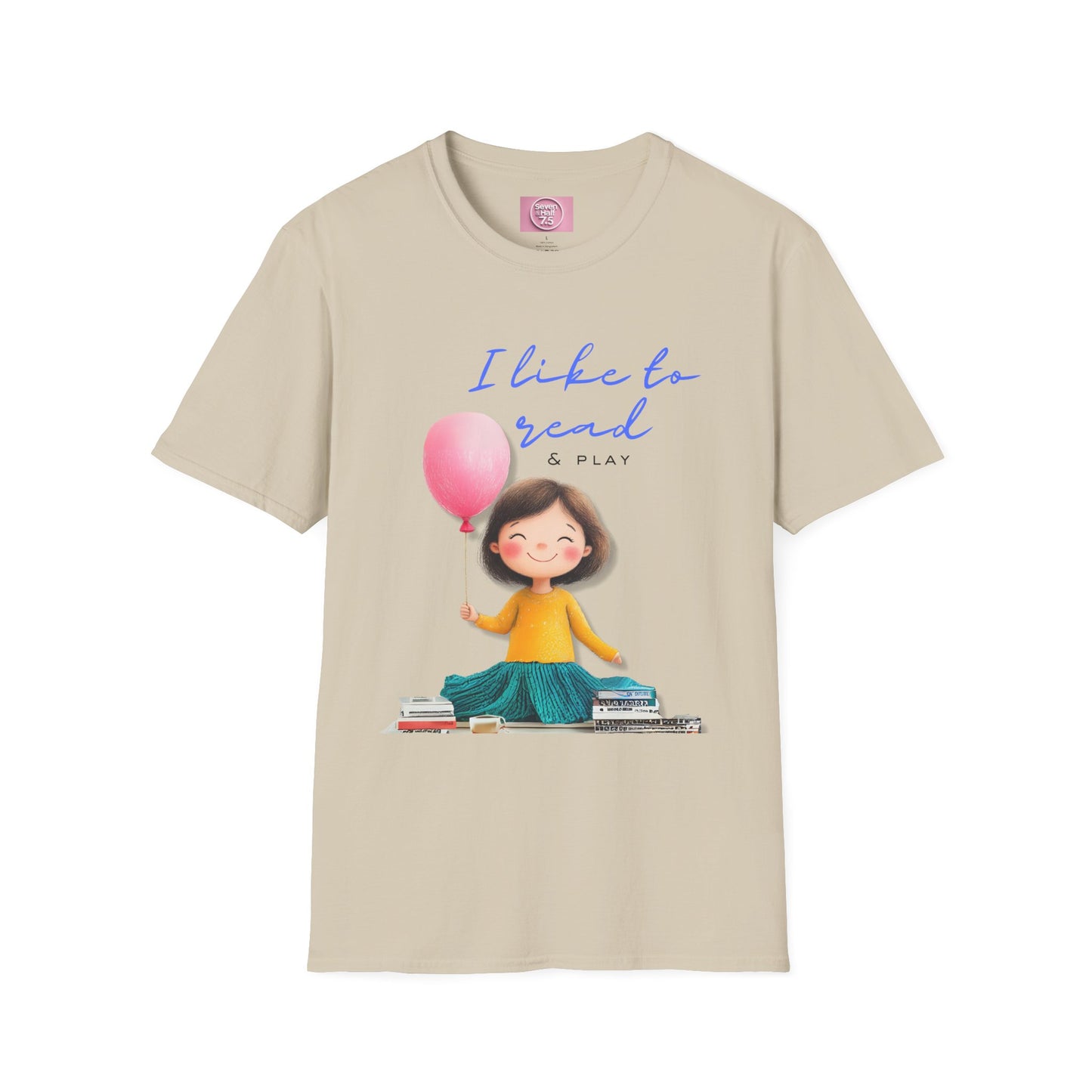 Women's Fun T-Shirt - "I Like to Read & Play"
