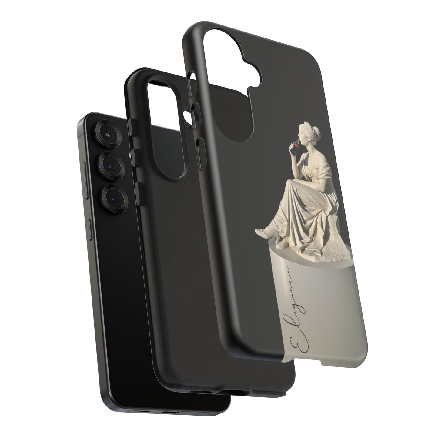 Elegant Phone Case - Stylish Tough Case with Sculpture Design