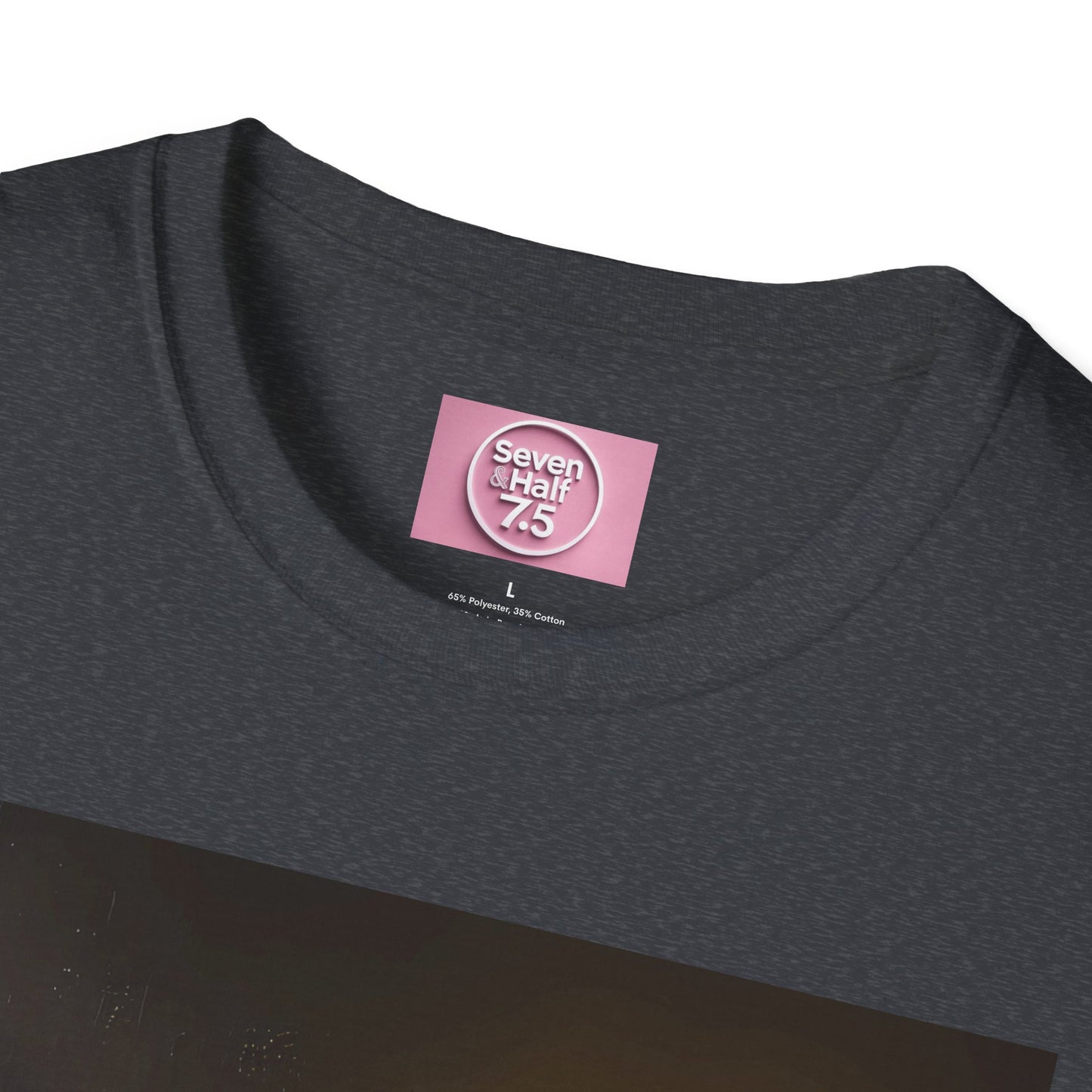 Artistic Guitarist Softstyle T-Shirt - Elegant Vintage Design