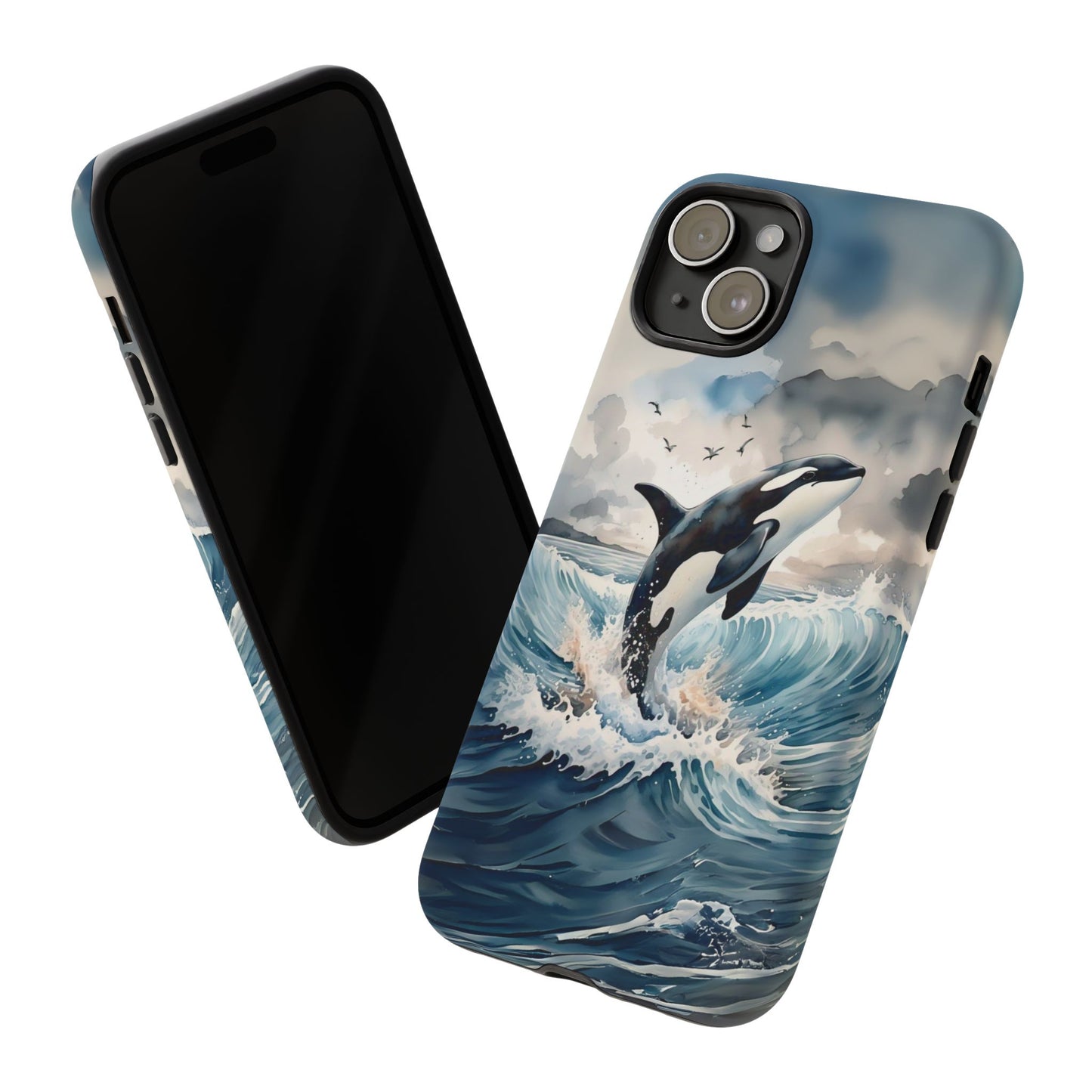 Whale Splash Phone Case - Tough & Stylish Ocean Design